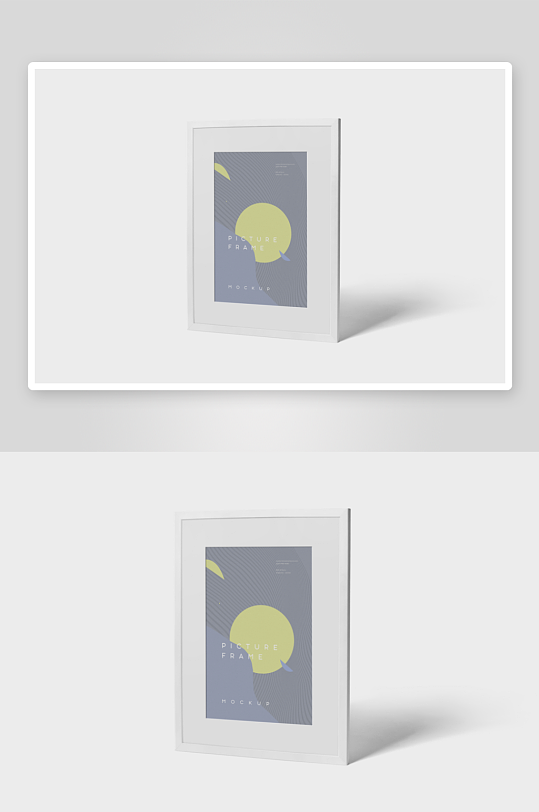 证书边框照片相框样机-众图网