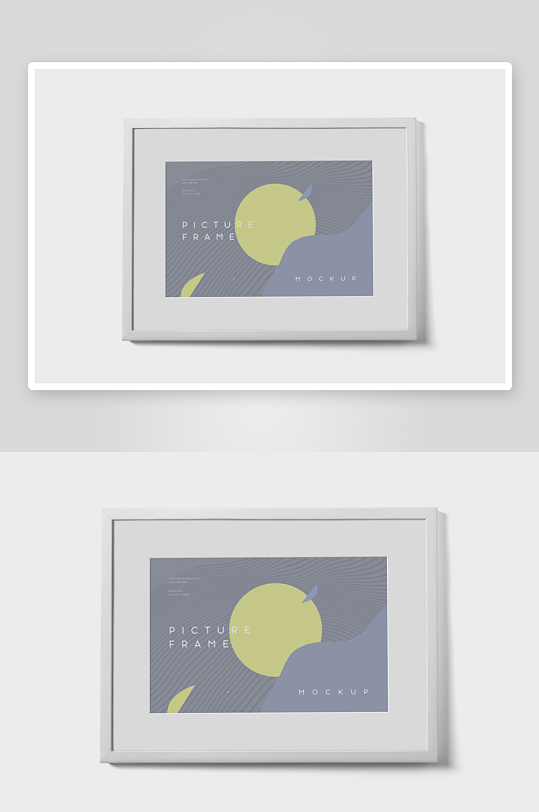 证书边框照片相框样机-众图网