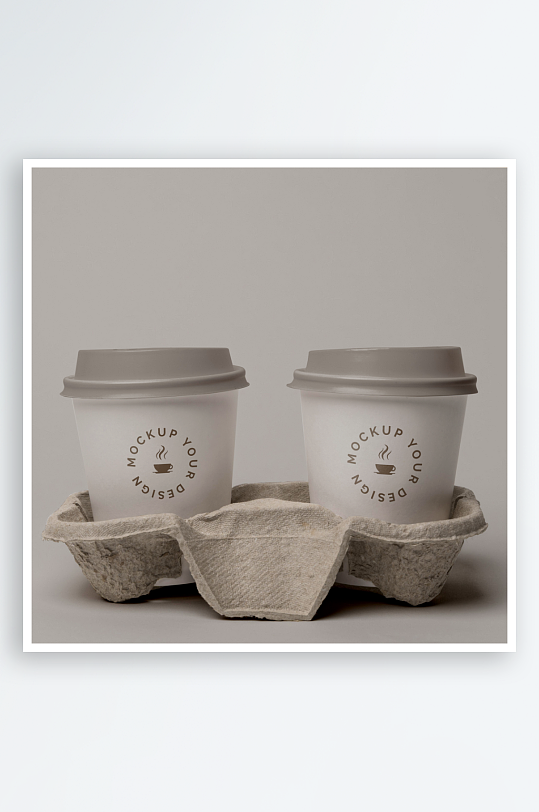 咖啡杯样机模板素材-众图网