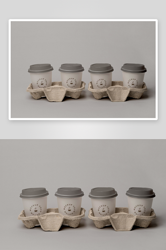 咖啡杯样机模板素材-众图网