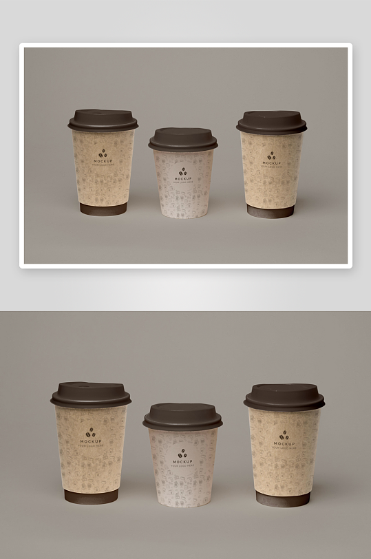 咖啡杯样机模板素材-众图网