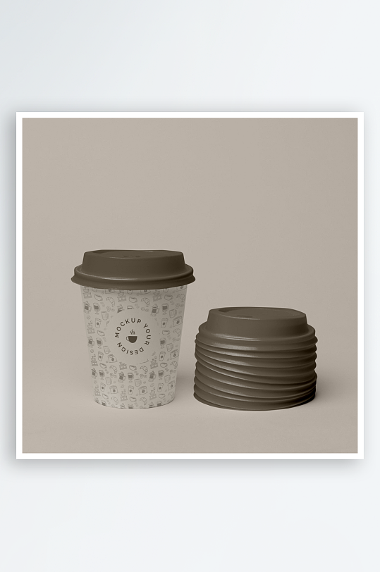 咖啡杯样机psd素材-众图网