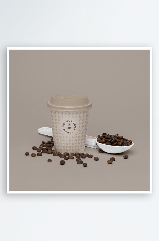 咖啡杯样机psd素材-众图网