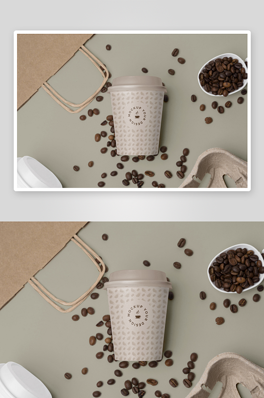 咖啡杯样机psd素材-众图网