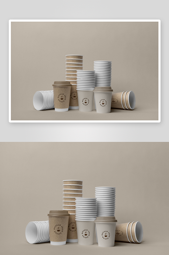 咖啡杯样机psd素材-众图网