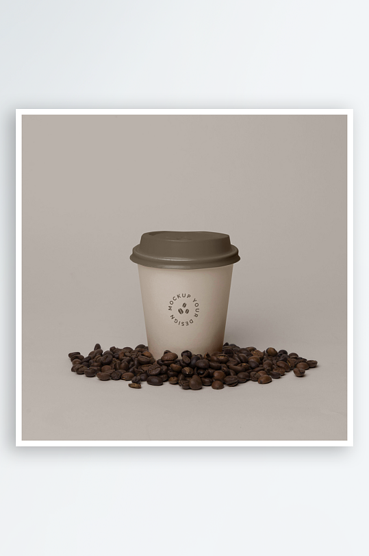 咖啡杯样机psd模板-众图网