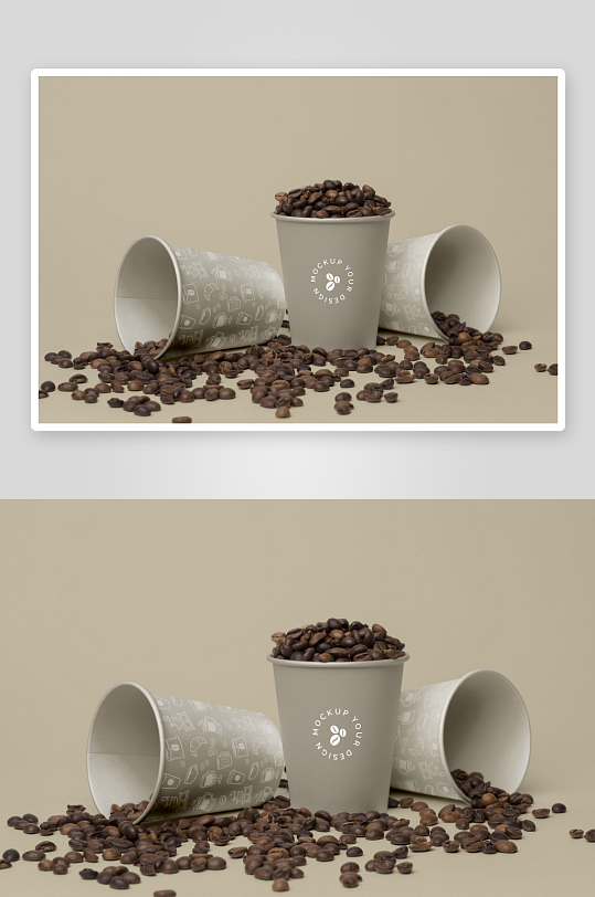 咖啡杯样机psd素材-众图网