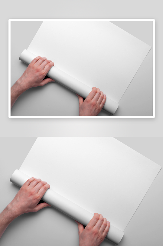 办公A4纸张样机模板素材-众图网