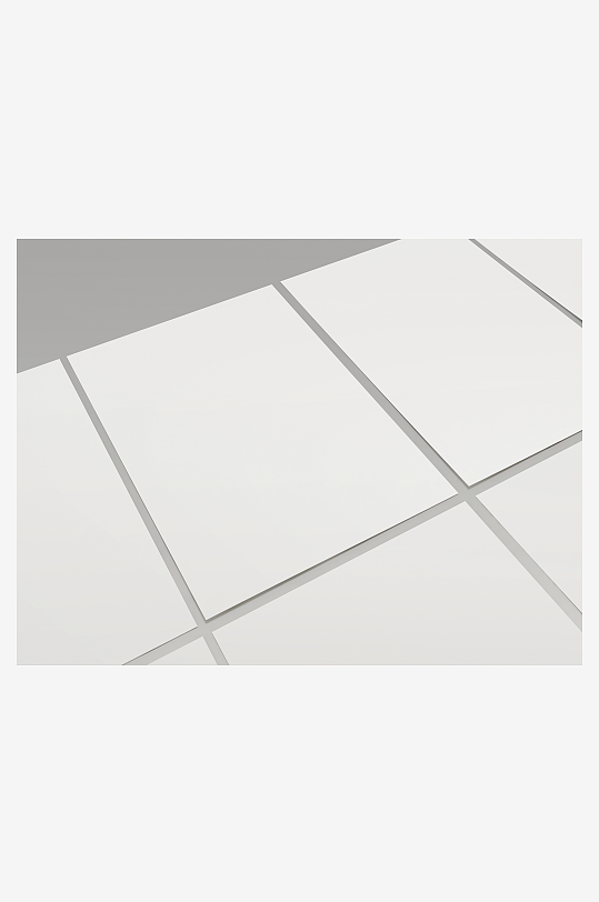 办公A4纸张样机模板-众图网