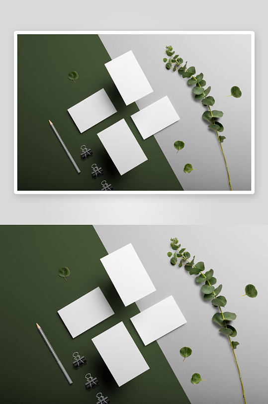 办公A4纸张样机模板素材-众图网