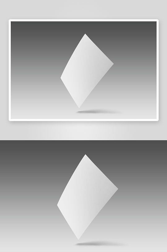 办公A4纸张样机模板素材-众图网