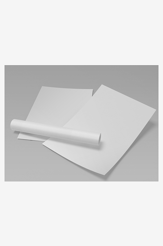 办公A4纸张样机模板素材-众图网