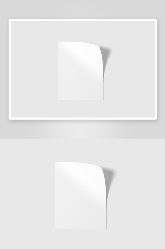 办公A4纸张样机模板素材-众图网