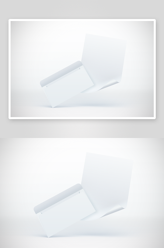 办公A4纸张样机模板-众图网