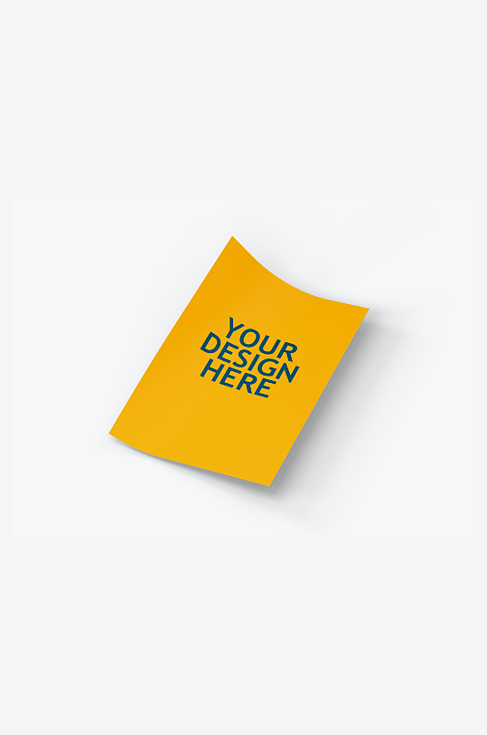 办公A4纸张样机模板-众图网