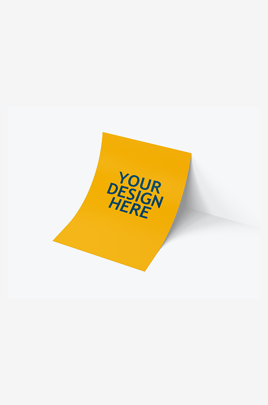 办公A4纸张样机模板-众图网