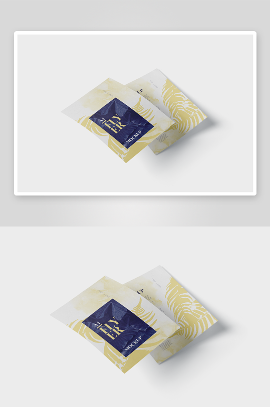 办公A4纸张样机模板素材-众图网