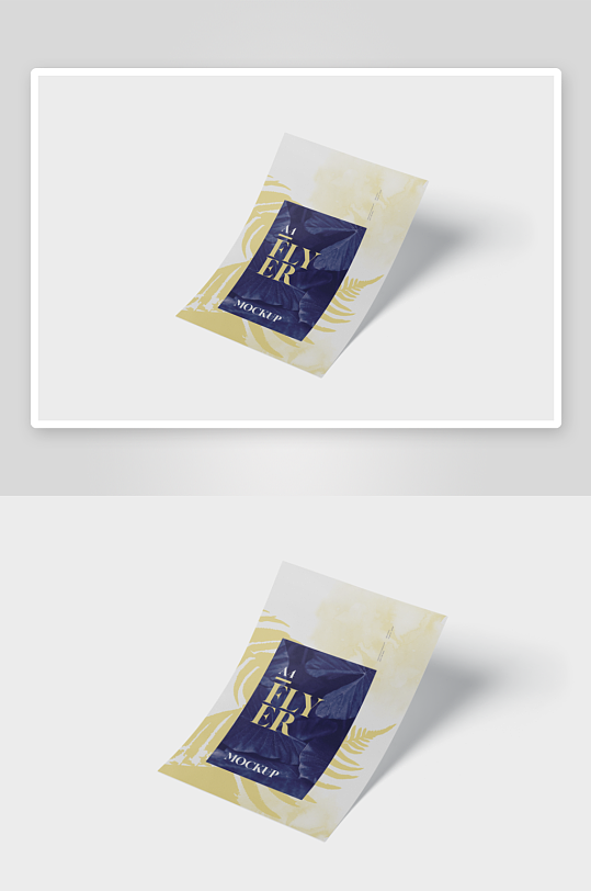 办公A4纸张样机模板素材-众图网