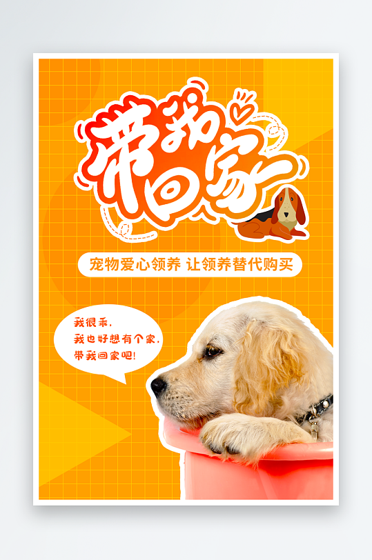 宠物海报设计模板-众图网