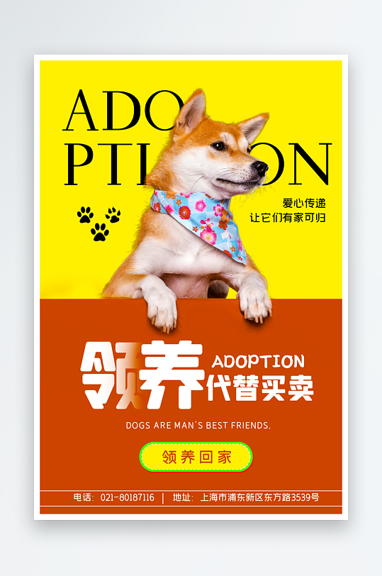 宠物海报设计模板-众图网