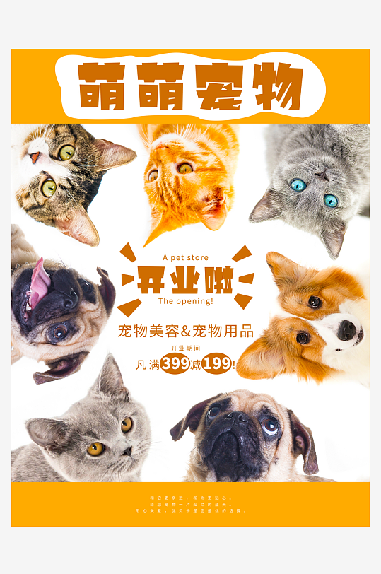 宠物海报设计模板素材-众图网