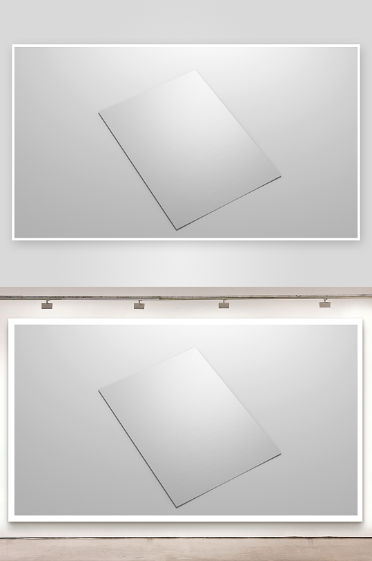 办公A4纸张样机模板素材-众图网