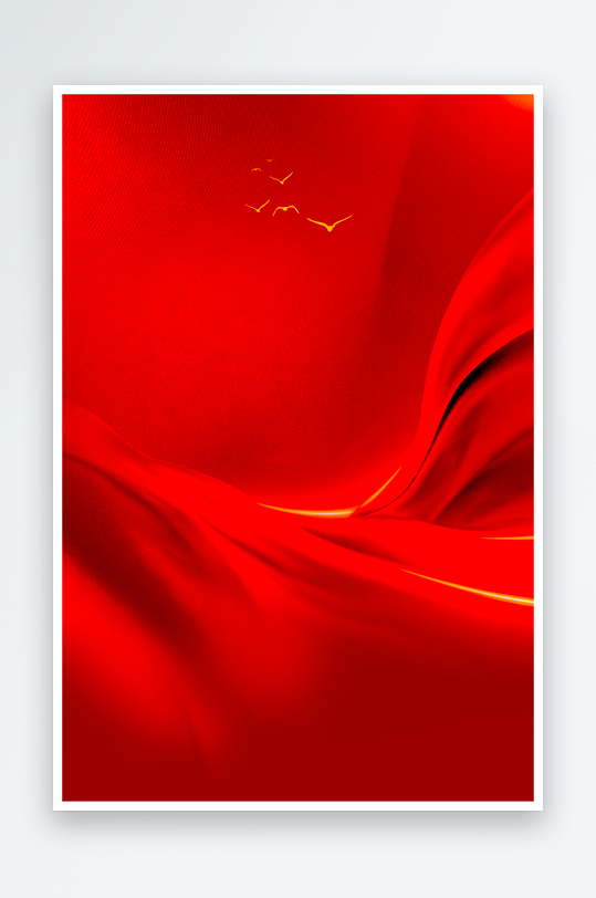 红色喜庆海报背景模版-众图网