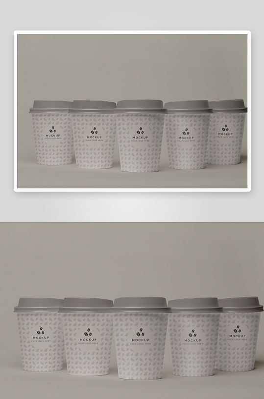 咖啡杯子样机模板-众图网