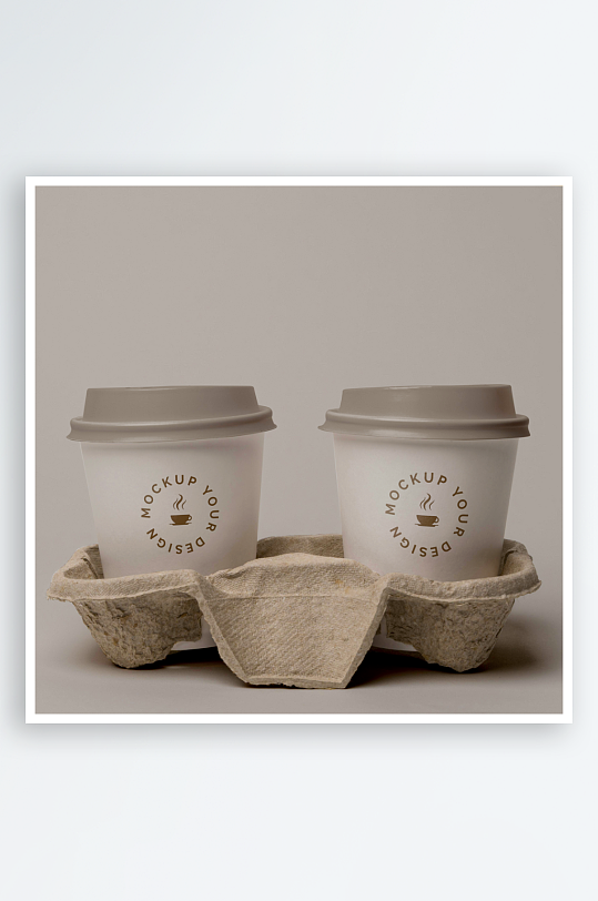 咖啡杯子样机模板-众图网