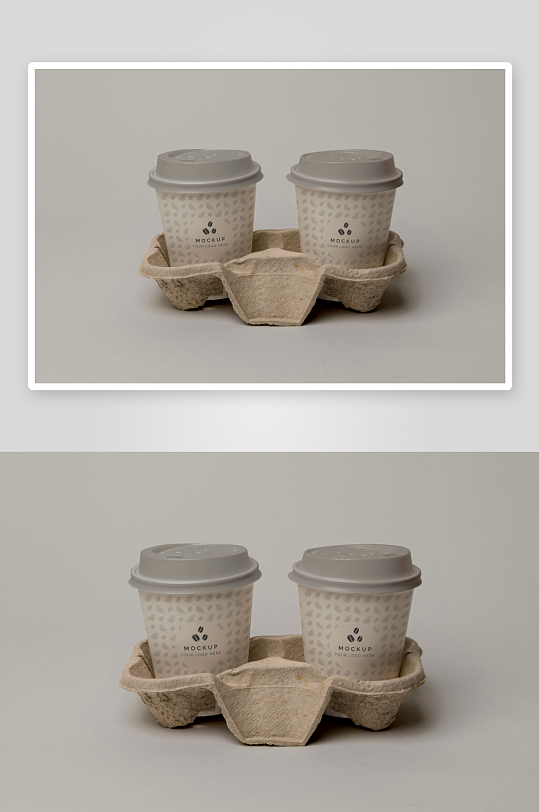 咖啡杯子样机模板-众图网