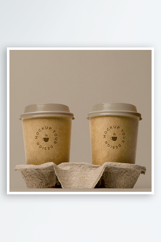 咖啡杯子样机模板-众图网