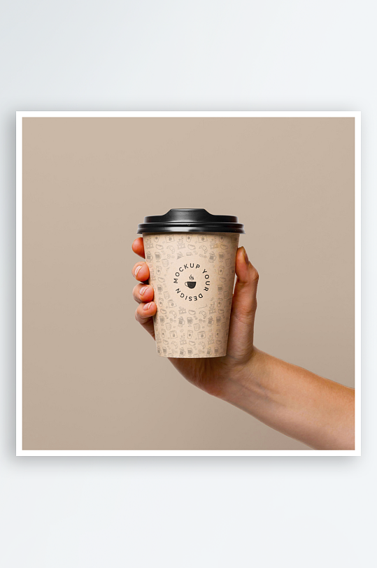 咖啡杯子样机模板-众图网