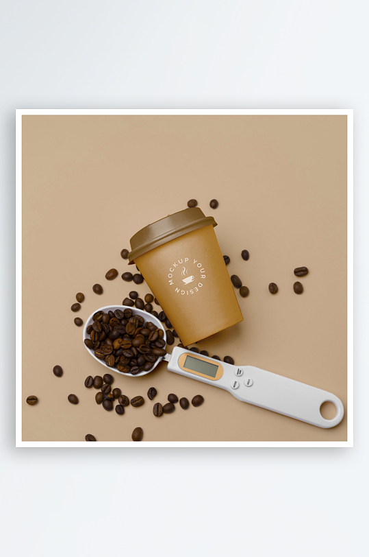 咖啡杯子样机模板素材-众图网