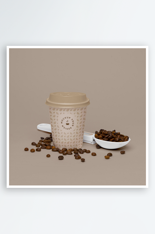 咖啡杯子样机模板素材-众图网