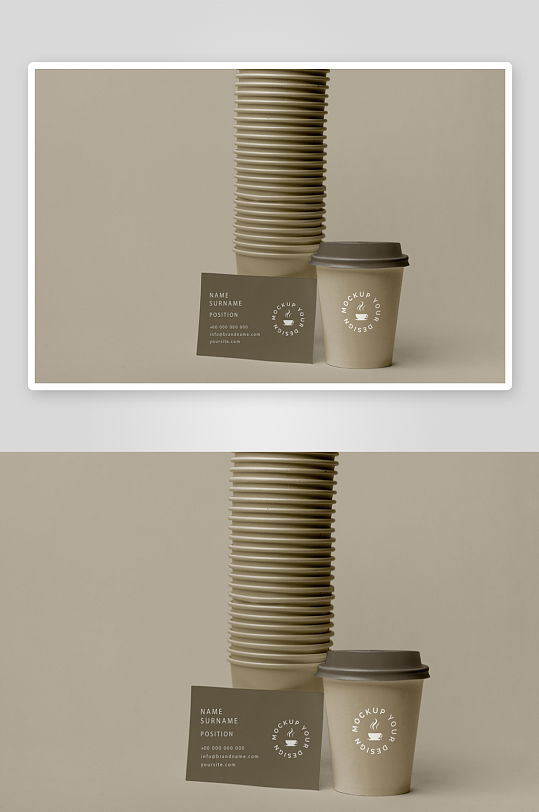 咖啡杯子样机模板素材-众图网