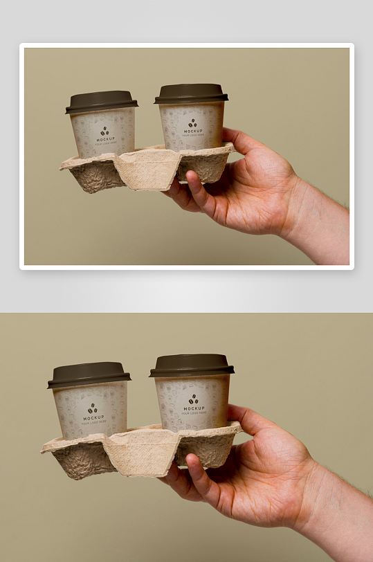 咖啡杯子样机模板素材-众图网