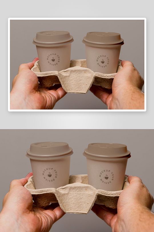 咖啡杯子样机模板素材-众图网