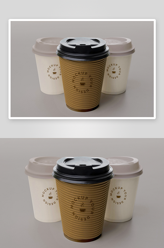 咖啡杯子样机模板-众图网