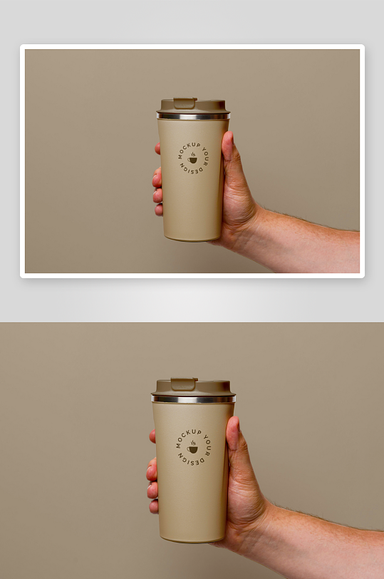 咖啡杯子样机模板-众图网