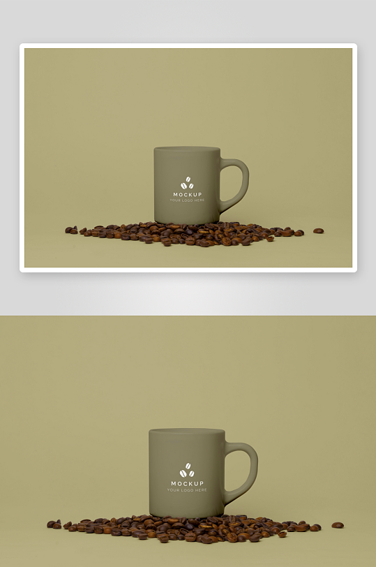 咖啡杯子样机模板素材-众图网