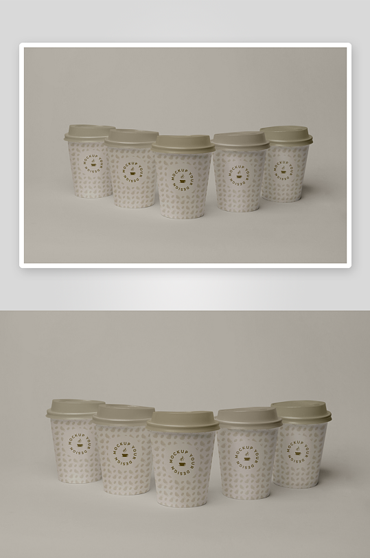 咖啡杯子样机模板素材-众图网