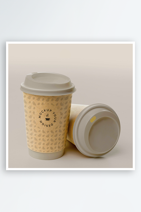 咖啡杯子样机模板素材-众图网