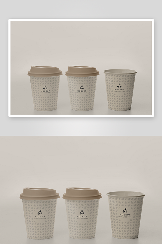 咖啡杯子样机模板-众图网