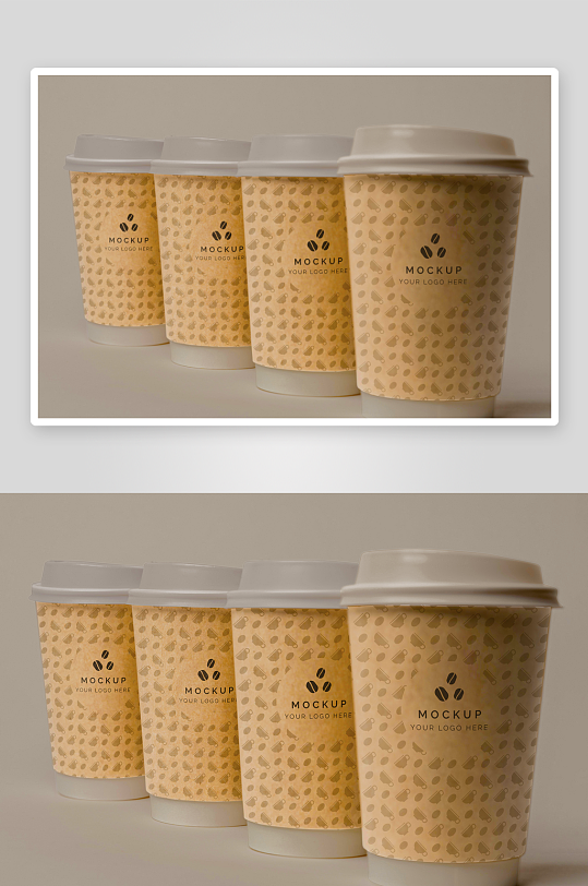 咖啡杯子样机模板-众图网