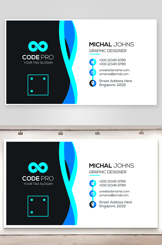 高档名片设计模板-众图网