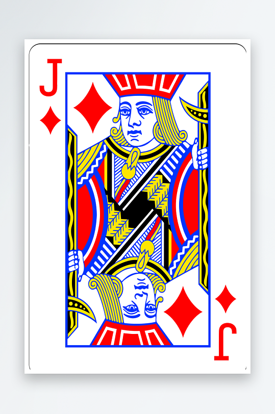 扑克牌样式模板素材-众图网