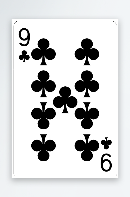 扑克牌样式模板素材-众图网