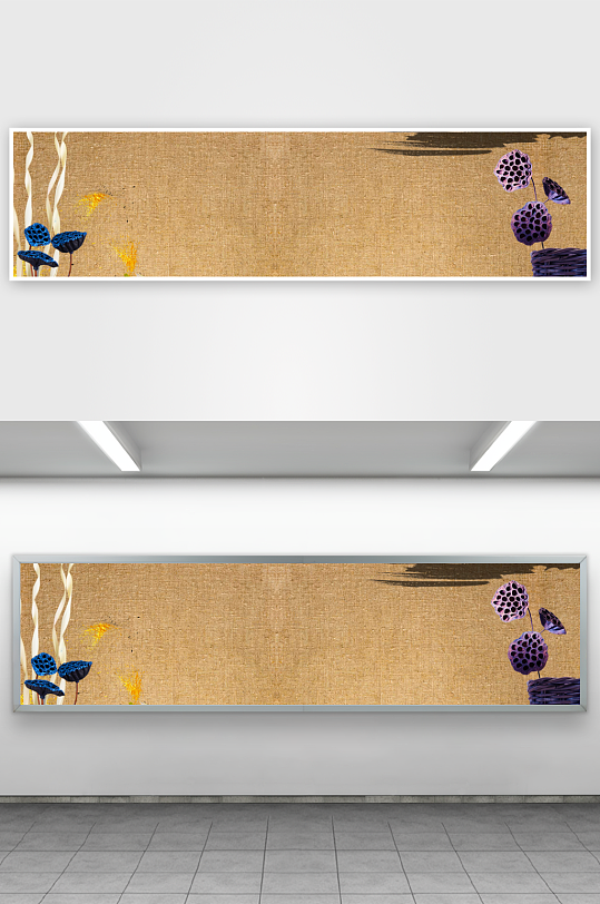 中国风水墨风景背景-众图网