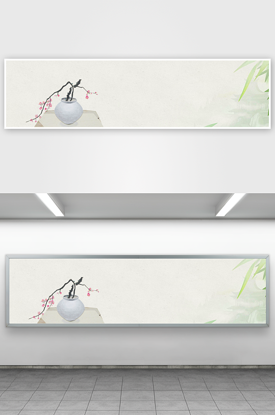 中国风水墨背景模板-众图网