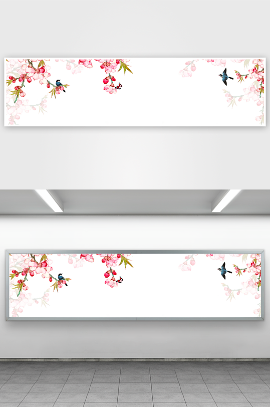 中国风水墨背景模板-众图网